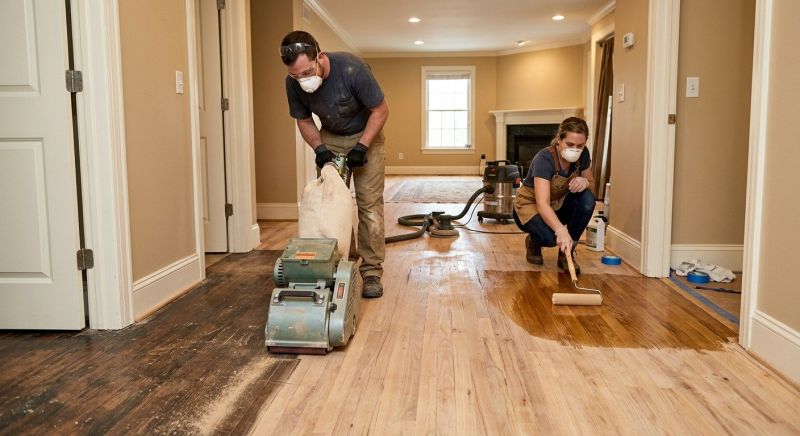 Ash Floor Refinishing in Kansas City, KS