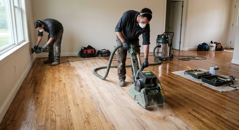 Ash Floor Refinishing in Alpharetta, GA