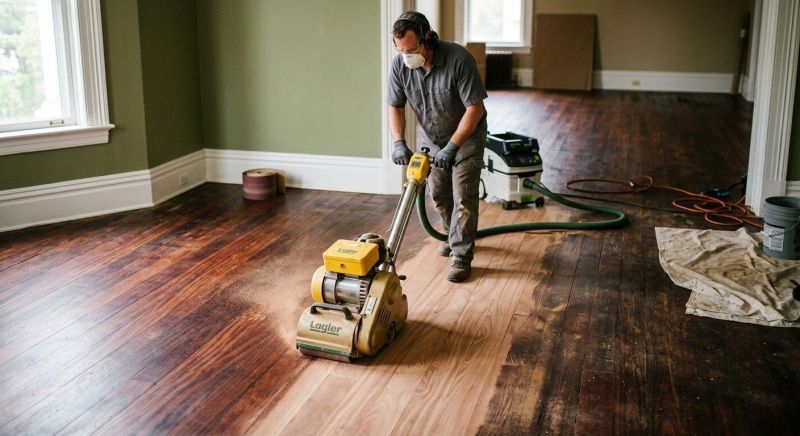 Tiger Wood Floor Refinishing in Kansas City, KS