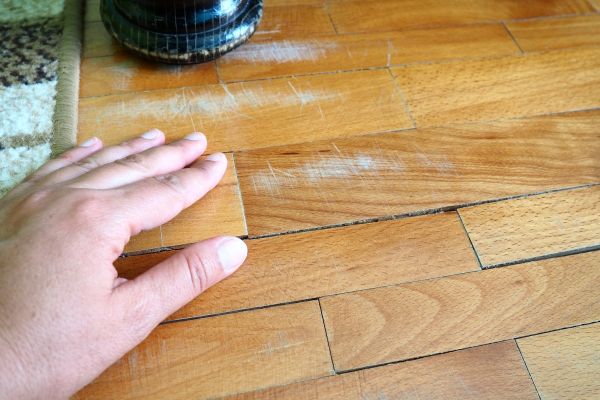 Hardwood Scratch Repair Service